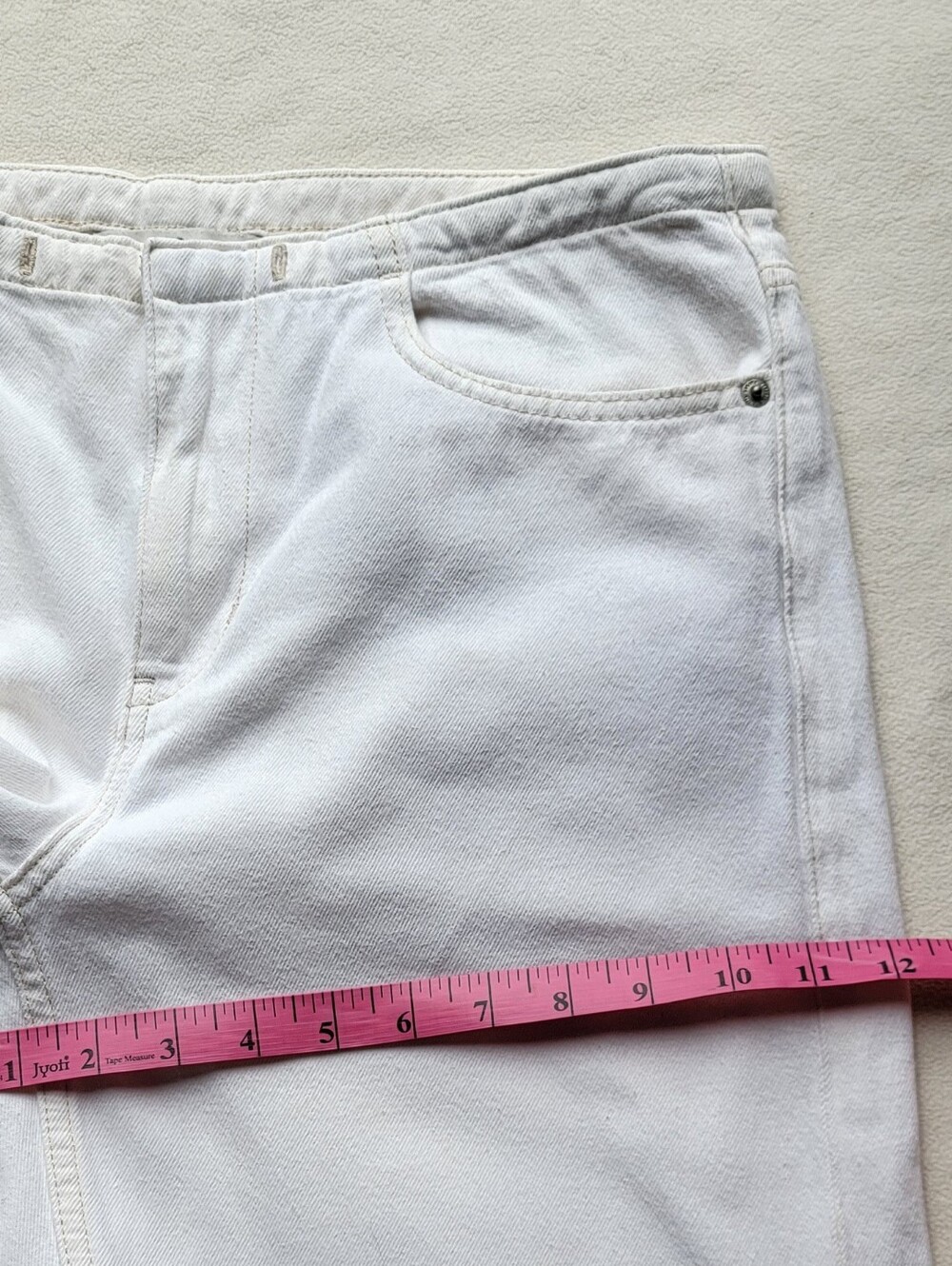 Banana Republic Cream Straight-Leg Drawstring Chinos - Picture 10 of 13